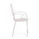 Silla de jardín exterior apilable estilo shabby chic Bizzotto Etienne Venta