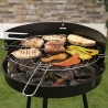 Barbacoa de carbón con parrilla ajustable redonda Ø 38cm Grato Venta
