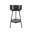 Barbacoa de carbón con parrilla ajustable redonda Ø 38cm Grato Descueto