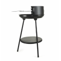 Barbacoa de carbón con parrilla ajustable redonda Ø 38cm Grato Catálogo