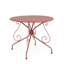 Mesa redonda de exterior para jardín 90cm estilo Bizzotto Etienne Oferta