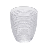 Juego de 6 vasos de agua en vidrio decorado 325ml Roma Oferta