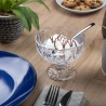 Set de 6 copas para helado 400 ml de vidrio transparente Elizabeth Venta