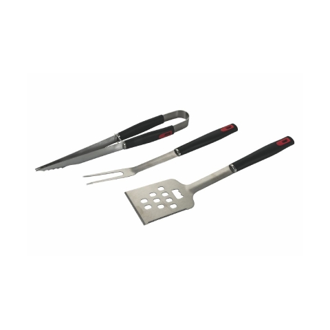 Set de 3 utensilios para barbacoa de acero inoxidable Zirka Promoción