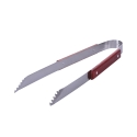 Set de 4 utensilios para barbacoa de acero inoxidable y tabla de madera Pyros Elección