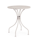 Mesa de jardín redonda 60cm vintage shabby chic Bizzotto Lizette 