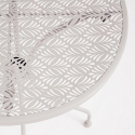 Mesa de jardín redonda 60cm vintage shabby chic Bizzotto Lizette Venta