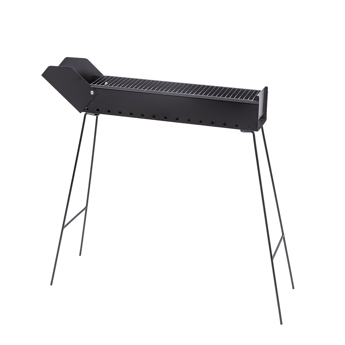 Parrilla plegable para arrosticini Bruna, ahorra espacio