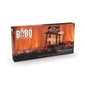 Parrilla a carbón con ruedas y rejilla ajustable 48x28 cm Noxor Descueto
