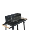Parrilla a carbón con ruedas y rejilla ajustable 48x28 cm Noxor Rebajas