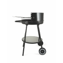 Barbacoa de carbón redonda Pipra con parrilla Ø 48cm ajustable y ruedas Catálogo