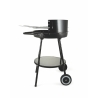 Barbacoa de carbón redonda Pipra con parrilla Ø 48cm ajustable y ruedas Catálogo