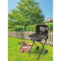 Barbacoa de carbón con ruedas y tapa 49x83x47cm Toska Oferta