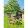 Barbacoa de carbón con ruedas y tapa 49x83x47cm Toska Oferta