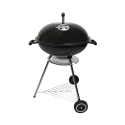 Barbacoa de carbón redonda con parrilla de 55 cm, tapa y ruedas Ardena Oferta