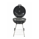 Parrilla de carbón redonda Ø57x90cm con ruedas y tapa Seara Descueto