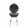Parrilla de carbón redonda Ø57x90cm con ruedas y tapa Seara Descueto