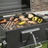 Barbacoa de carbón con tapa, parrilla ajustable y ruedas Grilla Venta