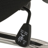 Silla de oficina de escritorio ajustable acolchada giratoria Xelti Oferta