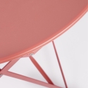 Conjunto de mesa redonda para exterior y 2 sillas de jardín plegables Bistrot Compra