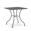 Mesa de jardín cuadrada de acero 70x70x71cm Bizzotto Kelsie Modelo