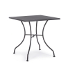 Mesa de jardín cuadrada de acero 70x70x71cm Bizzotto Kelsie Modelo