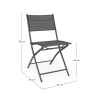 Silla plegable de exterior de acero y textilene Bizzotto Martinez Precio