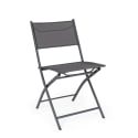 Silla plegable de exterior de acero y textilene Bizzotto Martinez Descueto