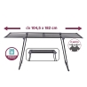 Tendedero extensible interior exterior metal 17m negro Laundry Catálogo