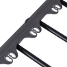 Tendedero extensible interior exterior metal 17m negro Laundry Descueto