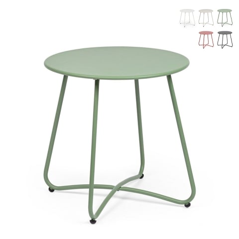 Mesa redonda para exterior 45cm diseño moderno Bizzotto Austin Promoción