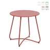 Mesa redonda para exterior 45cm diseño moderno Bizzotto Austin Descueto