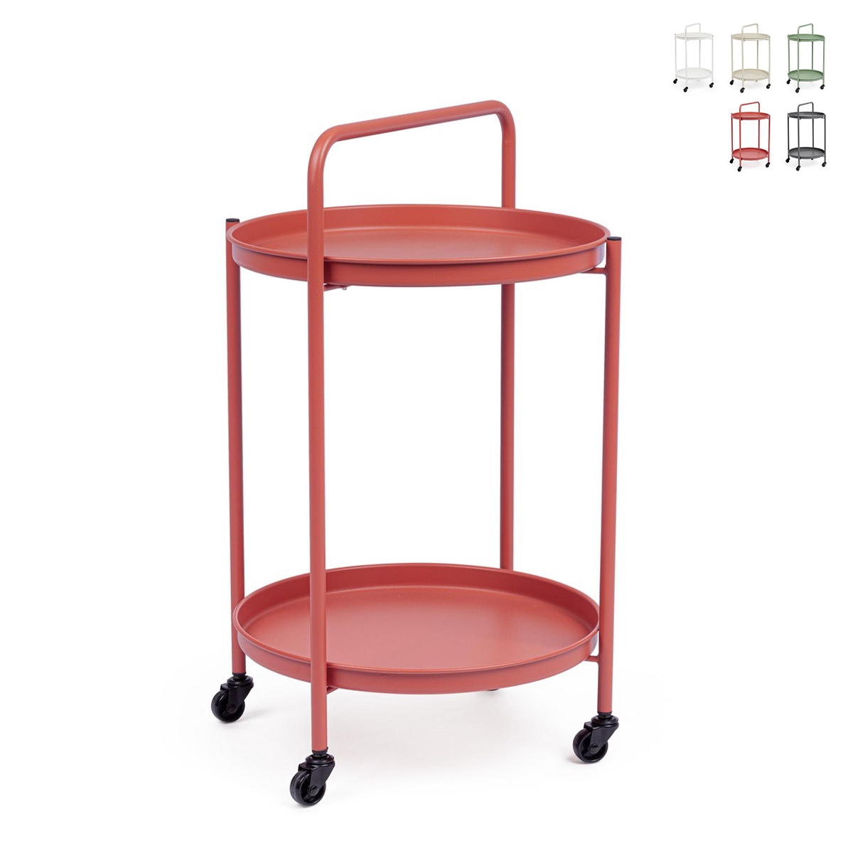 Carro de servicio plegable para jardín exterior Austin Twin