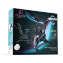 Bicicleta estática volano 4 Kg, pantalla 5 funciones, soporte para smartphone Striva Medidas