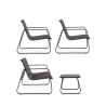Set de jardín moderno con sofá, 2 sillones y mesa Bizzotto Gonzalo Compra