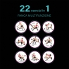 Banco de ejercicios abdominales multifuncional 22 en 1 plegable Power Fit Elección