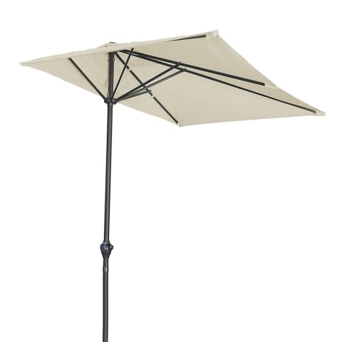 Parasol exterior para terraza balcón 250x125x227cm Half Cuba Promoción