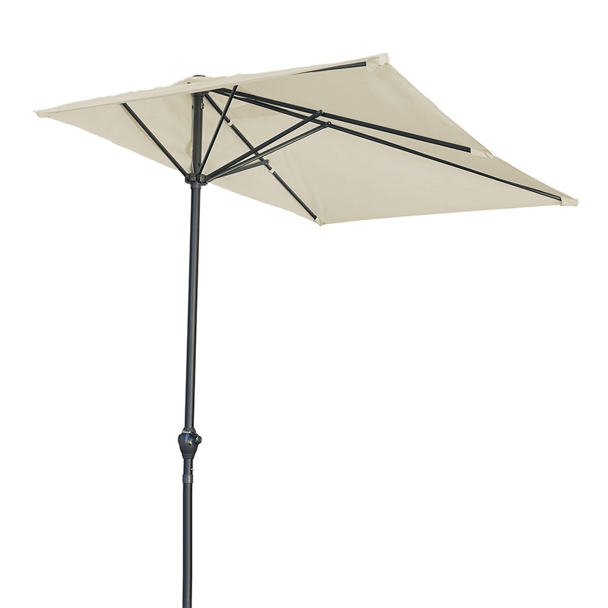 Parasol exterior para terraza balcón 250x125x227cm Half Cuba