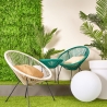 Sillón exterior de cuerda diseño spaghetti Bizzotto Parker Venta