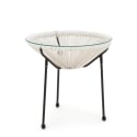 Mesa redonda de exterior Ø50cm tejida en cuerda Bizzotto Parker Oferta
