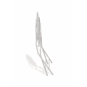 Conjunto de mesa y 2 sillas de exterior de hierro blanco Provence Breakfast Rebajas