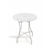 Conjunto de mesa y 2 sillas de exterior de hierro blanco Provence Breakfast Stock