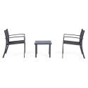 Conjunto de jardín 2 sillas modernas con mesa 45x45cm Bizzotto Auri Venta