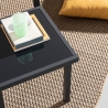 Conjunto de jardín 2 sillas modernas con mesa 45x45cm Bizzotto Auri Precio