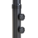 Sombrilla de jardín 3m con brazo lateral efecto rafia Kiso Plus Descueto