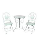 Conjunto de mesa y 2 sillas plegables de exterior verde Le Regole dell'Aperitivo Promoción