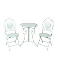 Conjunto de mesa y 2 sillas plegables de exterior verde Le Regole dell'Aperitivo Promoción