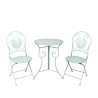 Conjunto de mesa y 2 sillas plegables de exterior verde Le Regole dell'Aperitivo Promoción