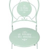 Conjunto de mesa y 2 sillas plegables de exterior verde Le Regole dell'Aperitivo Oferta