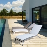 Tumbona reclinable con ruedas antracita Bizzotto Nildas Venta